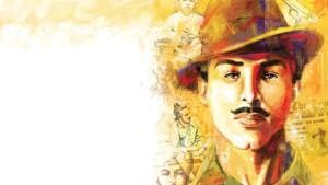 Bhagat Singh in March 1926, founded a socialist organization, the Naujawan Bharat Sabha, with an aim to get rid of Britain rule in India.(ILLUSTRATION: MOHIT SUNEJA) Bhagat Singh in March 1926, founded a socialist organization, the Naujawan Bharat Sabha, with an aim to get rid of Britain rule in India.(ILLUSTRATION: MOHIT SUNEJA)