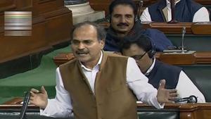 Congress leader Adhir Ranjan Chowdhury speaks in the Lok Sabha during the Winter Session of Parliament, in New Delhi, Friday, Dec. 6, 2019.(PTI) Congress leader Adhir Ranjan Chowdhury speaks in the Lok Sabha during the Winter Session of Parliament, in New Delhi, Friday, Dec. 6, 2019.(PTI)