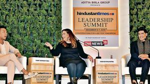 These were some of the questions that a panel on ‘Fashion and Luxury — The Road Ahead’ comprising Nepali-American designer Prabal Gurung, Greek designer Mary Katrantzou, and India’s very own couturier Manish Malhotra explored on the second day of the 17th Hindustan Times Leadership Summit on Saturday.(HT PHOTO) These were some of the questions that a panel on ‘Fashion and Luxury — The Road Ahead’ comprising Nepali-American designer Prabal Gurung, Greek designer Mary Katrantzou, and India’s very own couturier Manish Malhotra explored on the second day of the 17th Hindustan Times Leadership Summit on Saturday.(HT PHOTO)