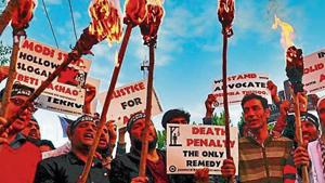 People protest against the rape and murder of a minor in Jammu’s Kathua district, in Srinagar on April 14, 2018(HT File) People protest against the rape and murder of a minor in Jammu’s Kathua district, in Srinagar on April 14, 2018(HT File)