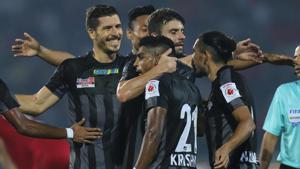 ATK end NorthEast United’s unbeaten run.(ISL) ATK end NorthEast United’s unbeaten run.(ISL)