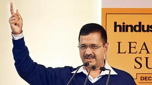 CM Arvind Kejriwal at the HT Leadership Summit.(HT PHOTOS) CM Arvind Kejriwal at the HT Leadership Summit.(HT PHOTOS)