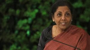 Union finance minister Nirmala Sitharaman during the Hindustan Times Leadership Summit, December 7, 2019.(Raj K Raj/HT PHOTO) Union finance minister Nirmala Sitharaman during the Hindustan Times Leadership Summit, December 7, 2019.(Raj K Raj/HT PHOTO)