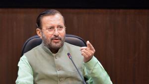 Prakash Javadekar said that India has reduced its emission intensity by 22% since 2005.(PTI) Prakash Javadekar said that India has reduced its emission intensity by 22% since 2005.(PTI)