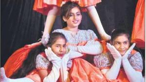 Young gymnast display their skills.(HT) Young gymnast display their skills.(HT)