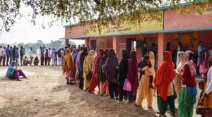 Repolling will be held in booth number 36 in Sesai assembly constituency on Monday(PTI) Repolling will be held in booth number 36 in Sesai assembly constituency on Monday(PTI)