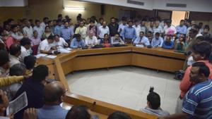 Many homebuyers, who had invested in Unitech Group’s housing projects in Noida and Greater Noida, are seeking refund Many homebuyers, who had invested in Unitech Group’s housing projects in Noida and Greater Noida, are seeking refund