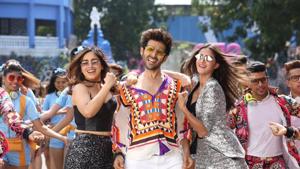Pati Patni Aur Woh box office collection day 4: Kartik Aaryan, Bhumi Pednekar and Ananya Panday film is heading towards half century. Pati Patni Aur Woh box office collection day 4: Kartik Aaryan, Bhumi Pednekar and Ananya Panday film is heading towards half century.