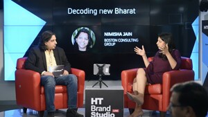 Nimisha Jain of Boston Consulting Group interacts with Rameet Arora of HT in Episode 9 of HT Brand Studio Live, Season 2.