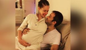 Kalki Koechlin with boyfriend Guy Hershberg. Kalki Koechlin with boyfriend Guy Hershberg.