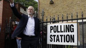 Jeremy Corbyn leader of Britain's opposition Labour Party gestures after voting in the European Elections in London.(AP file photo) Jeremy Corbyn leader of Britain's opposition Labour Party gestures after voting in the European Elections in London.(AP file photo)