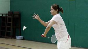 Jwala Gutta during a training session at LG Stadium, in Hyderabad, India.(Sanjeev Verma/ Hindustan Times) Jwala Gutta during a training session at LG Stadium, in Hyderabad, India.(Sanjeev Verma/ Hindustan Times)