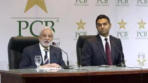 PCB chairman Ehsan Mani in Lahore.(AP) PCB chairman Ehsan Mani in Lahore.(AP)