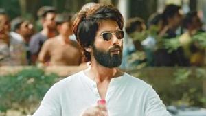 Shahid Kapoor in a still from Kabir Singh. Shahid Kapoor in a still from Kabir Singh.