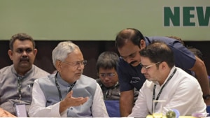 Despite the advisory by party’s state president, Prashant Kishor, also a well-known election strategist, tweeted again on Wednesday and asked his party to spare a thought for the people who had voted the party to power. (PTI photo) Despite the advisory by party’s state president, Prashant Kishor, also a well-known election strategist, tweeted again on Wednesday and asked his party to spare a thought for the people who had voted the party to power. (PTI photo)