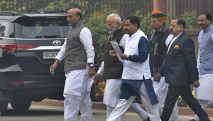 Speaking on the bill, the Prime Minister told MPs that it was an incredible achievement.(Vipin Kumar/ HT Photo) Speaking on the bill, the Prime Minister told MPs that it was an incredible achievement.(Vipin Kumar/ HT Photo)