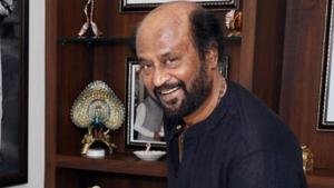 Actor Rajinikanth meets differently-abled painter Pranav, in Chennai on Monday. Actor Rajinikanth meets differently-abled painter Pranav, in Chennai on Monday.
