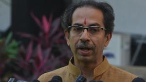 Maharashtra CM Uddhav Thackeray interacts with media at Vidhan Bhawan in Mumbai on Tuesday.(Pramod Thakur/Hindustan Times) Maharashtra CM Uddhav Thackeray interacts with media at Vidhan Bhawan in Mumbai on Tuesday.(Pramod Thakur/Hindustan Times)