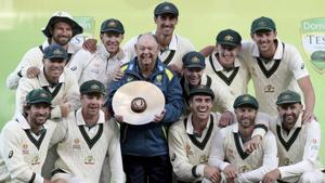 Australia celebrates their series win over Pakistan.(AP) Australia celebrates their series win over Pakistan.(AP)