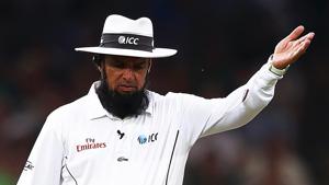 File image of umpire Aleem Dar.(Getty Images) File image of umpire Aleem Dar.(Getty Images)