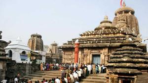 A 66-acre Ekamra Khetra Yojana has been launched as part of the beautification of Lingaraj Temple.(PTI PHOTO.) A 66-acre Ekamra Khetra Yojana has been launched as part of the beautification of Lingaraj Temple.(PTI PHOTO.)