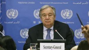 António Guterres said unrestrained climate change would allow only the “survival of the richest(AP)