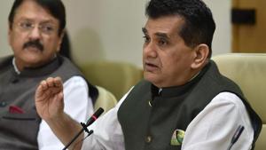 Replying to a question on the economic growth figures, which are among the lowest in recent years, Kant said these were short-term indicators and that India was on track to be a USD 5 trillion economy.(PTI File Photo) Replying to a question on the economic growth figures, which are among the lowest in recent years, Kant said these were short-term indicators and that India was on track to be a USD 5 trillion economy.(PTI File Photo)
