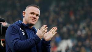 Derby County player coach Wayne Rooney before the match.(Action Images via Reuters) Derby County player coach Wayne Rooney before the match.(Action Images via Reuters)