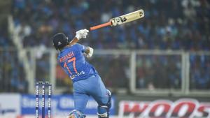 Indian batsman Rishabh Pant(PTI) Indian batsman Rishabh Pant(PTI)