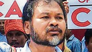 Krishak Mukti Sangram Samiti Adviser Akhil Gogoi(PTI FILE) Krishak Mukti Sangram Samiti Adviser Akhil Gogoi(PTI FILE)