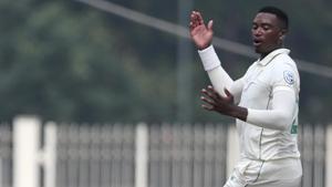 South Africa's Lungi Ngidi.(AP) South Africa's Lungi Ngidi.(AP)