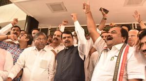It remains to be seen if the dissidents in the BJP who have started making noise succeed in clipping Fadnavis’ wings or they themselves become irrelevant in the party.(Hindustan Times) It remains to be seen if the dissidents in the BJP who have started making noise succeed in clipping Fadnavis’ wings or they themselves become irrelevant in the party.(Hindustan Times)