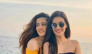 Kriti Sanon and sister Nupur share a close bond. Kriti Sanon and sister Nupur share a close bond.