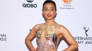 Indian actor Radhika Apte arrives for the 47th International Emmy Awards in New York City.(REUTERS) Indian actor Radhika Apte arrives for the 47th International Emmy Awards in New York City.(REUTERS)