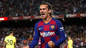 Barcelona's Antoine Griezmann celebrates scoring a goal.(REUTERS) Barcelona's Antoine Griezmann celebrates scoring a goal.(REUTERS)