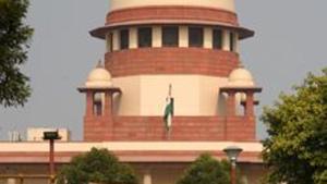 A view of the Supreme Court during(Amal KS/HT PHOTO) A view of the Supreme Court during(Amal KS/HT PHOTO)