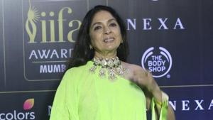 Actress Neena Gupta at an award function in Mumbai.(IANS) Actress Neena Gupta at an award function in Mumbai.(IANS)