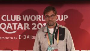 Liverpool's manager Jurgen Klopp at a press conference in Doha.(AP) Liverpool's manager Jurgen Klopp at a press conference in Doha.(AP)