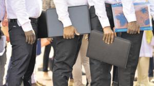 Meghalaya Police Recruitment Board(Sanchit Khanna/HT PHOTO) Meghalaya Police Recruitment Board(Sanchit Khanna/HT PHOTO)