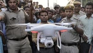 Police have been using drones since 2014. The first time they used it was during the Trilokpuri riots.(HT/ File Photo) Police have been using drones since 2014. The first time they used it was during the Trilokpuri riots.(HT/ File Photo)