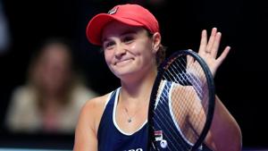 Australia's Ashleigh Barty celebrates after winning the final against Ukraine's Elina Svitolina.(REUTERS) Australia's Ashleigh Barty celebrates after winning the final against Ukraine's Elina Svitolina.(REUTERS)