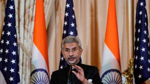 Indian Minister of External Affairs Subrahmanyam Jaishankar speaks to the media after the 2019 U.S.-India 2+2 Ministerial Dialogue at the State Department in Washington.(REUTERS) Indian Minister of External Affairs Subrahmanyam Jaishankar speaks to the media after the 2019 U.S.-India 2+2 Ministerial Dialogue at the State Department in Washington.(REUTERS)