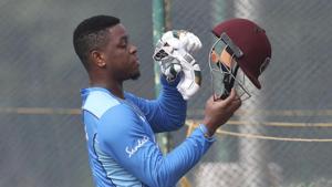 West Indies' Shimron Hetmyer(AP) West Indies' Shimron Hetmyer(AP)