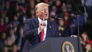 US President Donald Trump is confident of sailing through the Senate trial, which will decide the fate of his presidency after his impeachment by the House of Representatives.(REUTERS PHOTO.) US President Donald Trump is confident of sailing through the Senate trial, which will decide the fate of his presidency after his impeachment by the House of Representatives.(REUTERS PHOTO.)