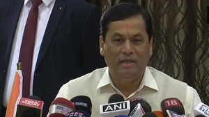Assam chief minister Sarbananda Sonowal addressed a press conference on December 20, 2019.(ANI / Twitter) Assam chief minister Sarbananda Sonowal addressed a press conference on December 20, 2019.(ANI / Twitter)