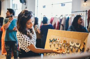 Most of the products at flea markets today are quirky, unusual, and limited-edition. They range from costume jewellery and saris to hand-painted sneakers. (Above) A customer browses at an edition of Shuffling Suitcases. Set up in 2017, it has had 17 editions across seven Indian cities, plus one in Singapore, with plans for the UK, Sri Lanka and Dubai next. Most of the products at flea markets today are quirky, unusual, and limited-edition. They range from costume jewellery and saris to hand-painted sneakers. (Above) A customer browses at an edition of Shuffling Suitcases. Set up in 2017, it has had 17 editions across seven Indian cities, plus one in Singapore, with plans for the UK, Sri Lanka and Dubai next.
