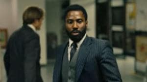 John David Washington in Tenet trailer. John David Washington in Tenet trailer.