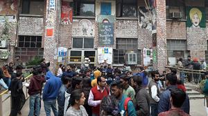 JNU Students(HT file) JNU Students(HT file)