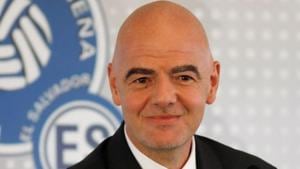 A file photo of FIFA President Gianni Infantino.(REUTERS) A file photo of FIFA President Gianni Infantino.(REUTERS)