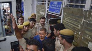 In this photo dated Aug 5, 2019, expelled BJP MLA and accused in the Unnao rape case Kuldeep Singh Sengar is taken to Tihar jail after being produced Tis Hazari court, in New Delhi.(PTI Photo) In this photo dated Aug 5, 2019, expelled BJP MLA and accused in the Unnao rape case Kuldeep Singh Sengar is taken to Tihar jail after being produced Tis Hazari court, in New Delhi.(PTI Photo)